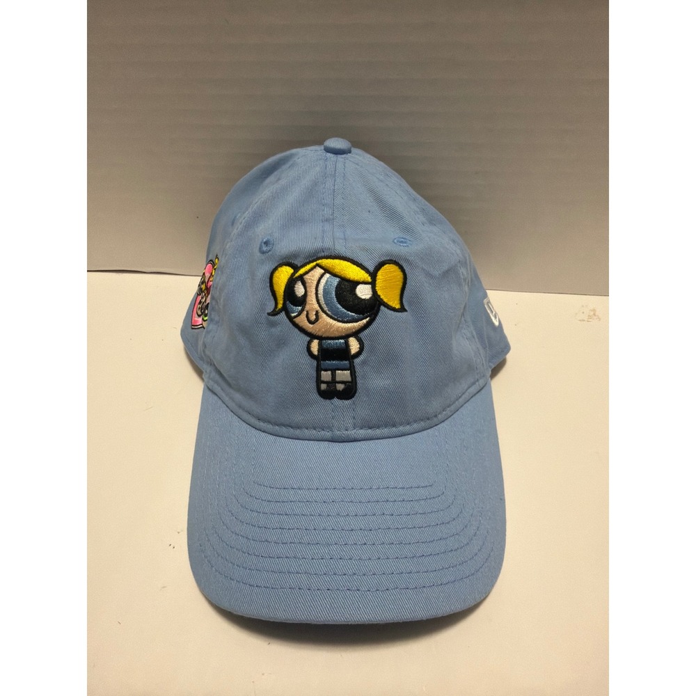 New Era 9TWENTY Powerpuff Girls Bubbles Blue Hat 25th Anniversary Strapback Cap